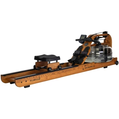 Afbeelding van Fluid Rower Viking Pro XL Roeitrainer Opklapbaar Roeimachine met 10 weerstanden Roeiapparaat voor thuis Bluetooth Verstelbaar Water weerstand Inclusief hartslagfunctie