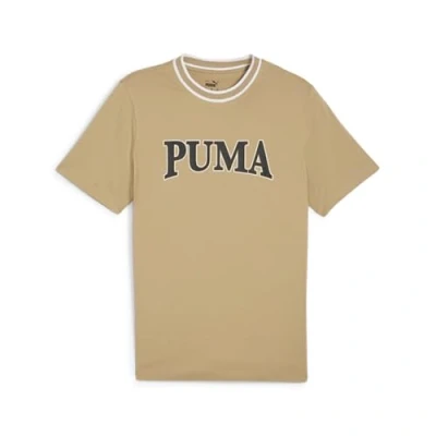 Afbeelding van Puma Squad Graphic Tshirt print, Heren, Maat: Small, Prairie tan
