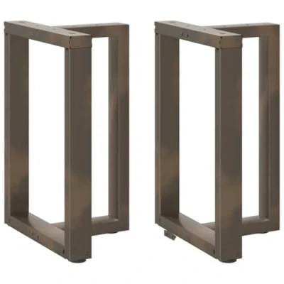 Afbeelding van vidaXL Eettafelpoten 2 st T vormig 50x35x(72 73) cm staal naturel