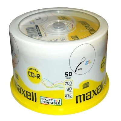 Afbeelding van Maxell CD R 80/700MB XL 52x 50p 50 stuk(s)