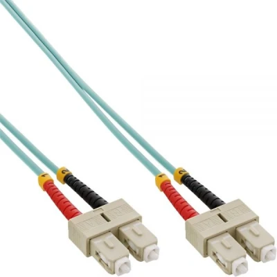 Afbeelding van SC Duplex Optical Fiber Patch kabel Multi Mode OM3 7,5 meter InLine