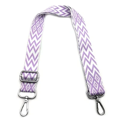 Afbeelding van Verstelbare Schouderriem voor Tassen, Tasriemen Schoudertassen, met Zilver Gespen, Brede Vervanging 3.8cm Dames Crossbody, Handtassen, Camera, Paars, 1