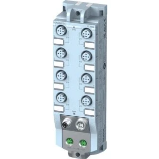Afbeelding van Siemens simatic et200al digitale uitgangsmodule dq 8x 24v dc 2a m12 ip67 6es7142 5af00 0ba0