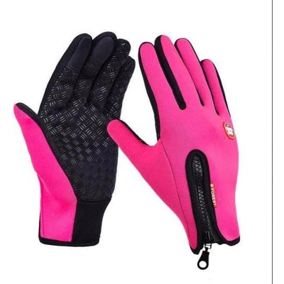 Afbeelding van New Age Devi Tech Fleece Handschoenen Roze Maat XL