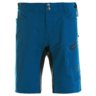 Afbeelding van Endurance Jamal M 2 IN 1 Radsport BIKE Fahrrad Outdoorshorts, Heren, Maat: Small, Poseidon