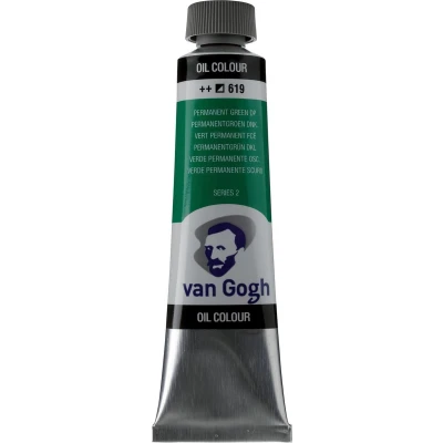 Afbeelding van Van Gogh Olieverf Tube 40 ml 619 Permanentgroen Donker