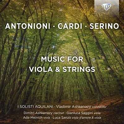 Afbeelding van I Solisti Aquilani &amp; Vladimir Ashkenazy Antonioni, Cardi, Serino: Music For Viola Strings (CD)