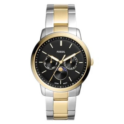 Afbeelding van Fossil horloge FS5906 Neutra Moonphase zilverkleurig, goudkleurig