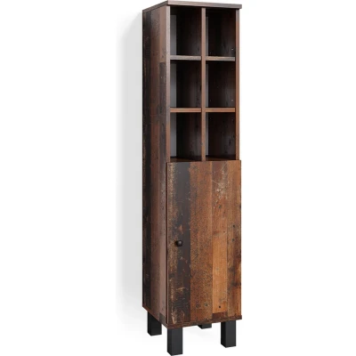 Afbeelding van Vicco Halfhoge kast Fynn, Eiken rustiek, 30 x 130.6 cm grote deur