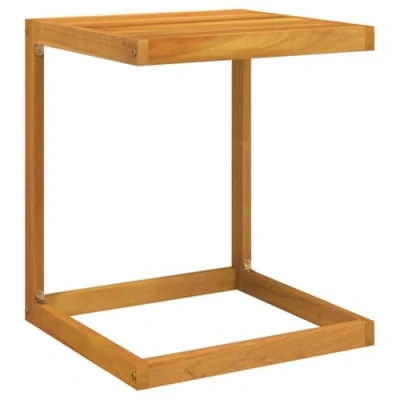 Afbeelding van Bijzettafel C vormig 42x40x50 cm massief acaciahout