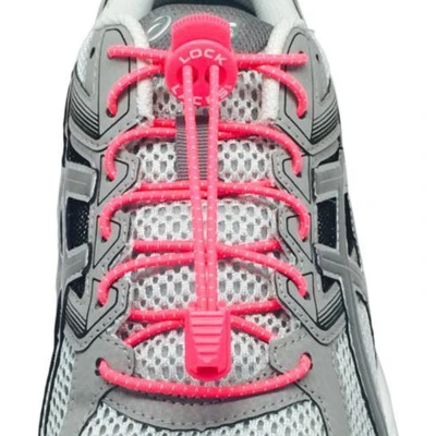 Afbeelding van Lock Laces elastische veters roze one size