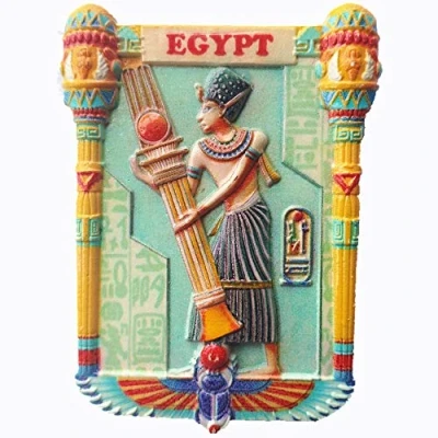 Afbeelding van 3D Egypte koelkast magneet, Huis &amp; keuken decoratie polyresin ambacht, magneet reizen souvenir geschenk