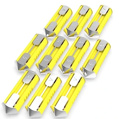 Afbeelding van AUPROTEC Torpedo zekering smeltzekering 5 A 40 selectie: geel, 10 stuks