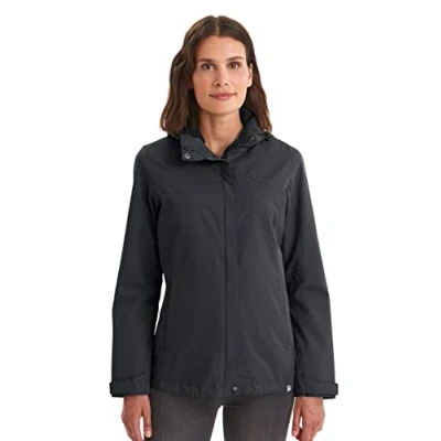 Afbeelding van killtec Women&#039;s Functioneel jack met afritsbare capuchon Inkele, black, 44, 24073 000
