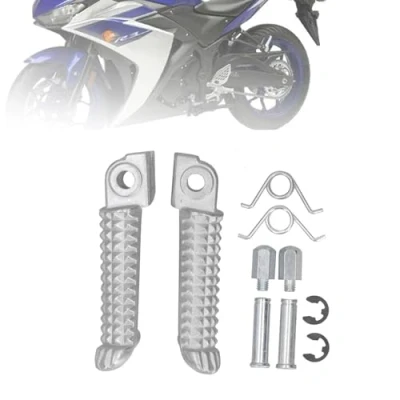Afbeelding van BigKing Motorpedaal, aluminium voetsteun voor Yamaha R1 R6 MT09 MT07 R3 R15 R25 FZ1 FZ6 YZF600 YZF1000