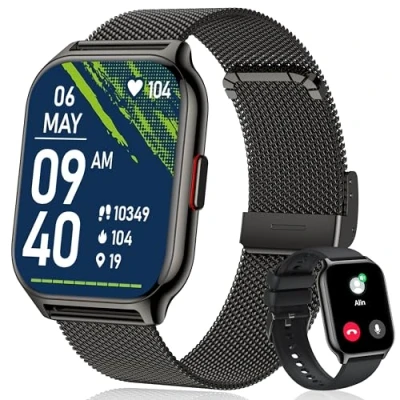 Afbeelding van ZOSKVEE Smartwatch Voor Vrouwen, Bluetooth AI Call &amp; Voice, 2&#039;&#039; Sports Met Bloeddruk, Slaap, 100+ Sporten, Hartslag, DIY Watch Faces, Cadeau iOS Android