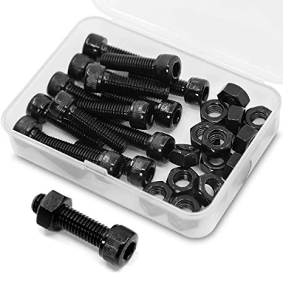 Afbeelding van M8 * 30mm 15 Stuks Inbusbout en Moer Combinatie Doos Inbusbouten 12,9 Koolstofstaal