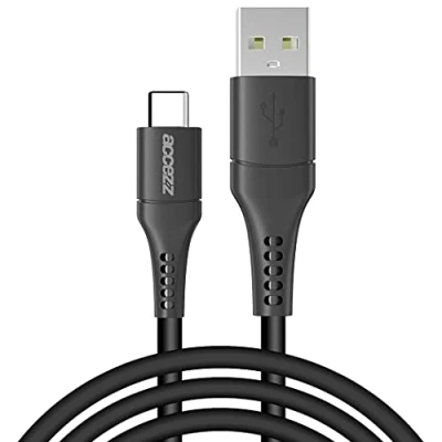 Afbeelding van Accezz USB C naar kabel 2 meter Zwart
