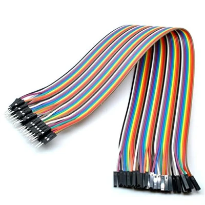 Afbeelding van Oiyagai Dupont lijn 2 Set/80 stks 30 cm/11.8 in Vrouw naar Mannelijke Jumper Draad Kabel voor DIY Arduino Raspberry PI