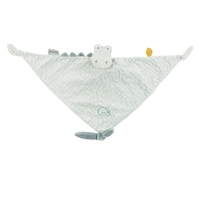 Afbeelding van Nattou Knuffeldoekje Doudou Krokodil Romeo, Jules en Sally 65x30 cm Lichtgroen
