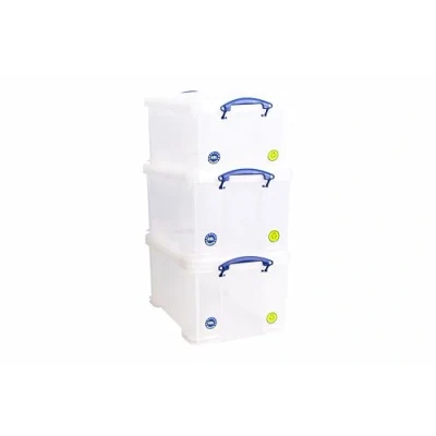 Afbeelding van Really Useful Box 3 x 48 liter 60 40 31,5 cm transparant