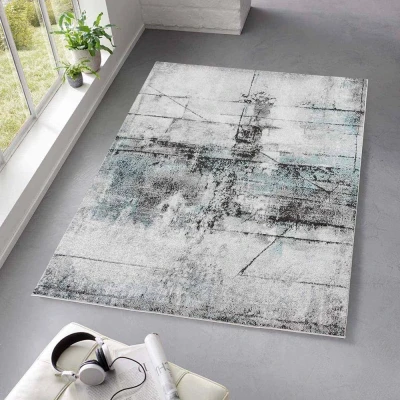 Afbeelding van Abstract Vloerkleed Arlo Blauw 200x280 Cm