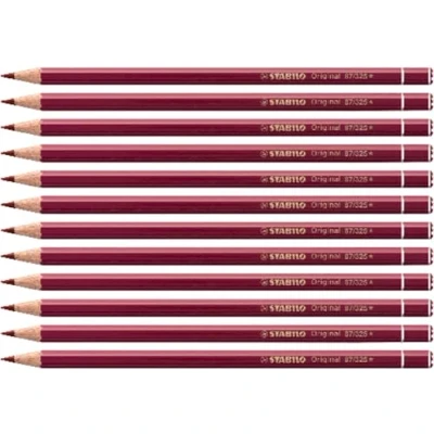 Afbeelding van Premium kleurpotlood STABILO Original 12 stuks karmijnrood donker