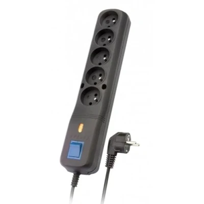 Afbeelding van Lestar 5W LV 530WA, surge protector, 2,5m, zwart (LV 530W G A K.:CZ 2,5M)