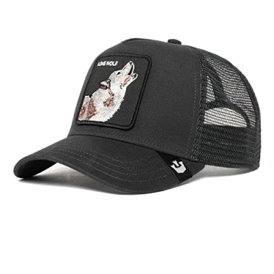 Afbeelding van Goorin Bros Trucker LONE WOLF Pet, Heren, Maat: One Size, Schwarz