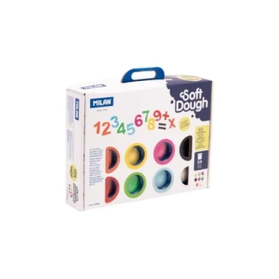 Afbeelding van Modelleerklei Milan Soft Dough Lots of Numvers Multicolour
