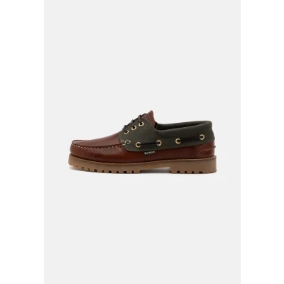 Afbeelding van Barbour Bootschoenen, Heren, Maat: 41, Mahogany Leer en textiel