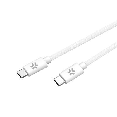 Afbeelding van USB C kabel Celly USBCUSBCCOTTWH Wit 1,5 m