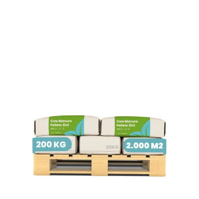 Afbeelding van Organifer Koemestkorrels 3in1 (10x = 200 kg voor 2000 m2)