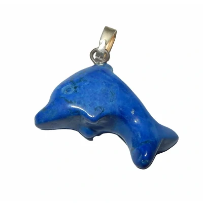 Afbeelding van Lapis Lazuli Dolfijn Hanger Klein