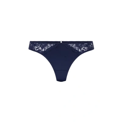 Afbeelding van Hunkemöller Dames Lingerie String Andrea Blauw maat XS