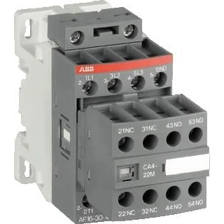 Afbeelding van Abb magneetschakelaar 2m 2v ac1 30a 690v hulpcontact 0 spoelspanning 100 250vac 50 60hz 250vdc spoelcode 13 1sbl177501r1300