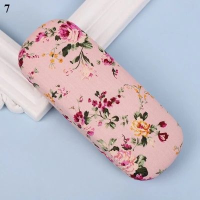 Afbeelding van Brillenkoker met Bloemenprint Roze Brillenhouder Cadeau