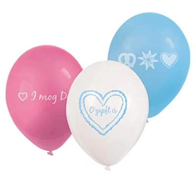 Afbeelding van Amscan 6 Oktoberfest, Latex Ballonnen 22,8cm