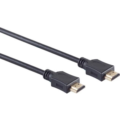 Afbeelding van HDMI kabel versie 1.4 (4K 30Hz) CU koper aders / zwart 5 meter