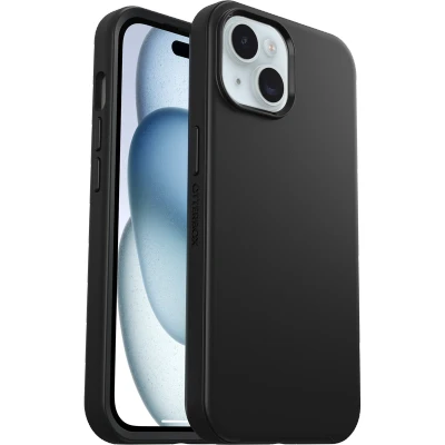 Afbeelding van Otterbox Symmetry Backcover Apple iPhone 15, 14, 13 Zwart MagSafe compatible