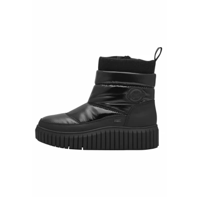 Afbeelding van s.Oliver Stiefel Snowboots, Dames, Maat: 36, Black Textiel/ synthetisch