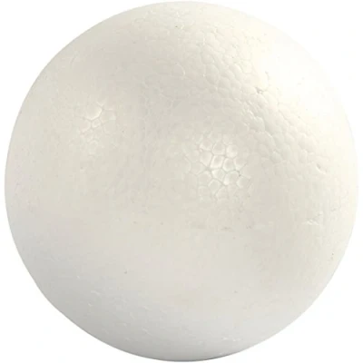 Afbeelding van Creotime Styropor model Bal 14,8 Cm Wit Per Stuk