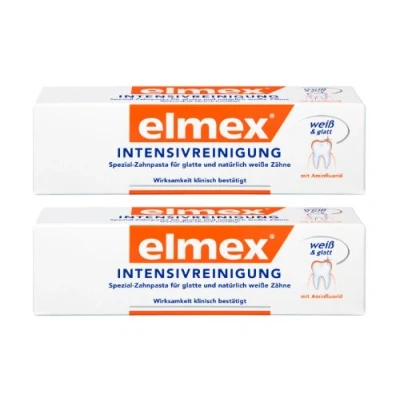 Afbeelding van elmex Intensieve reiniging tandpasta, verpakking van 6 stuks (6 x 50 ml)