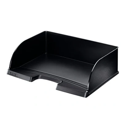 Afbeelding van Leitz Brievenbus, A4 liggend formaat, jumbo, zwart, Gamma Plus, 52190095