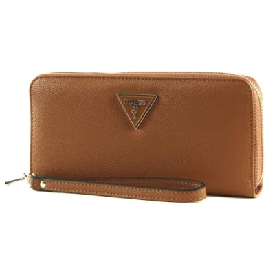 Afbeelding van Guess Meridian Portemonnee, Dames, Maat: One Size, Cognac