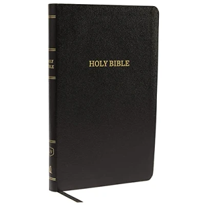 Afbeelding van KJV, Thinline Reference Bible, Bonded Leather, Black, Red Letter Edition, Comfort Print