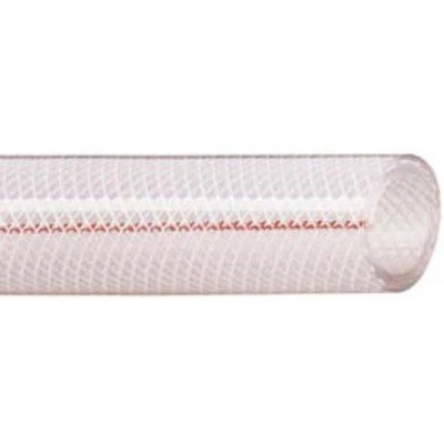 Afbeelding van Polyflex PVC Luchtslang met Inlagen Transparant per meter 6x12 mm