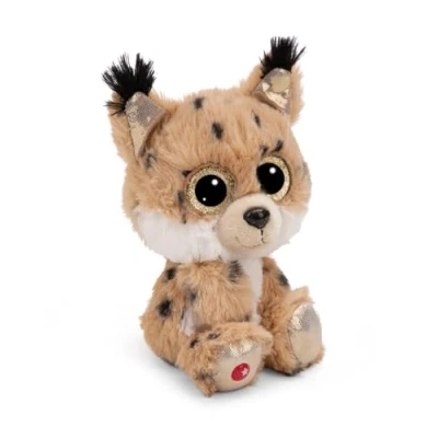 Afbeelding van NICI GLUBSCHIS lynx Lenzo 15cm I Knuffel met grote glitterogen voor knuffelliefhebbers 49295