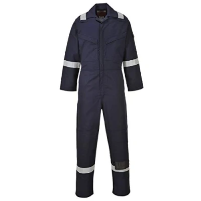 Afbeelding van Portwest AF53 Araflame Goud Overall, Normaal, Grootte 44, Marine
