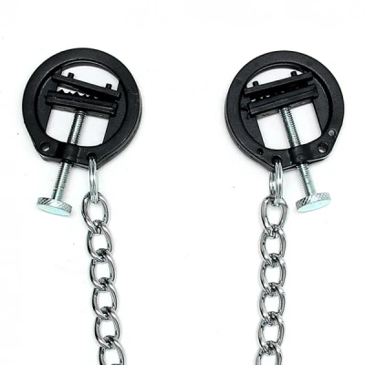 Afbeelding van Rimba ABS Tepelklemmen met Ketting